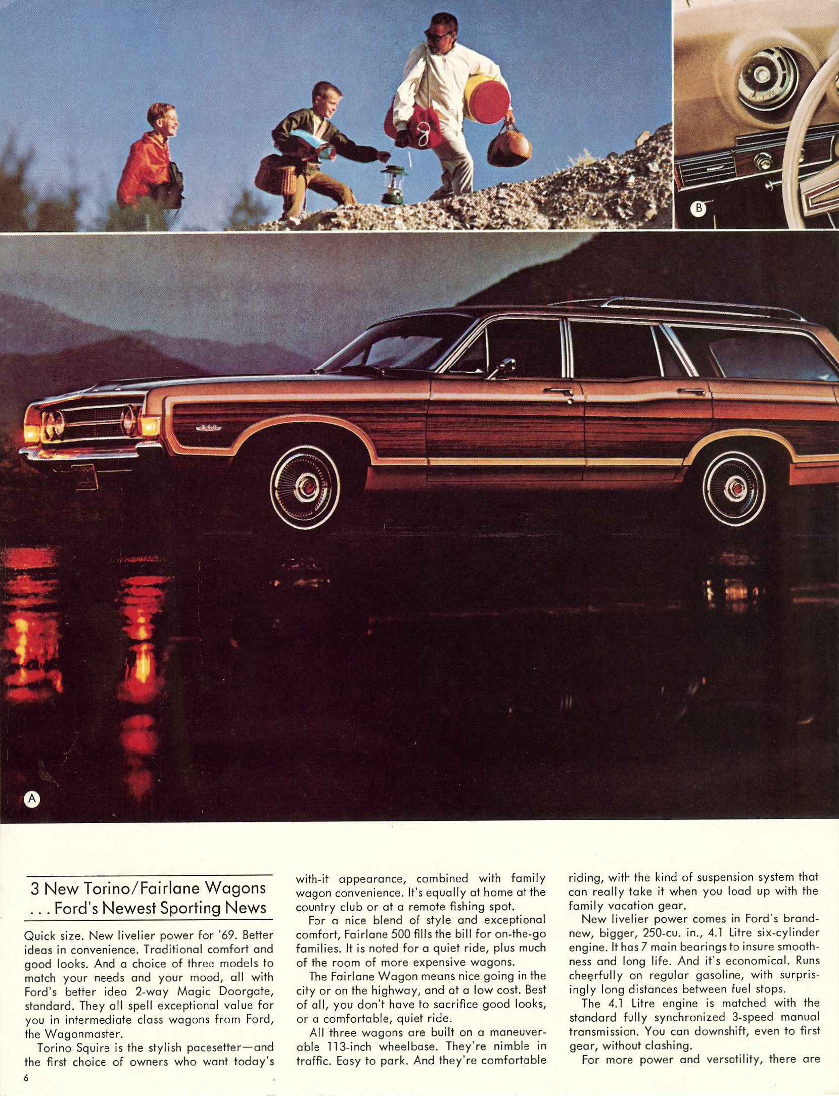 1969 Ford Wagons Brochure Page 10